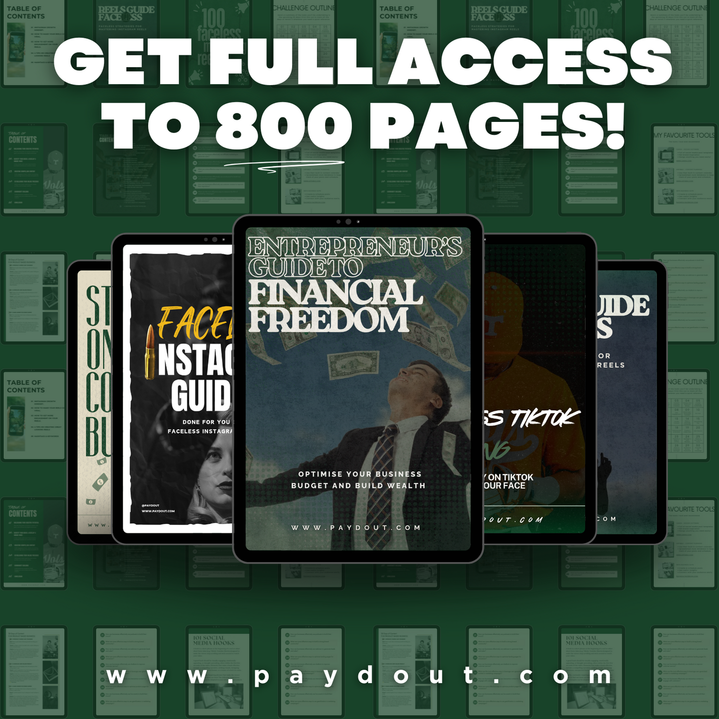 The Ultimate Digital Business Bundle: Complete Social Media, Faceless Content, Marketing & Passive Income Guides
