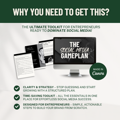 Social Media Gameplan