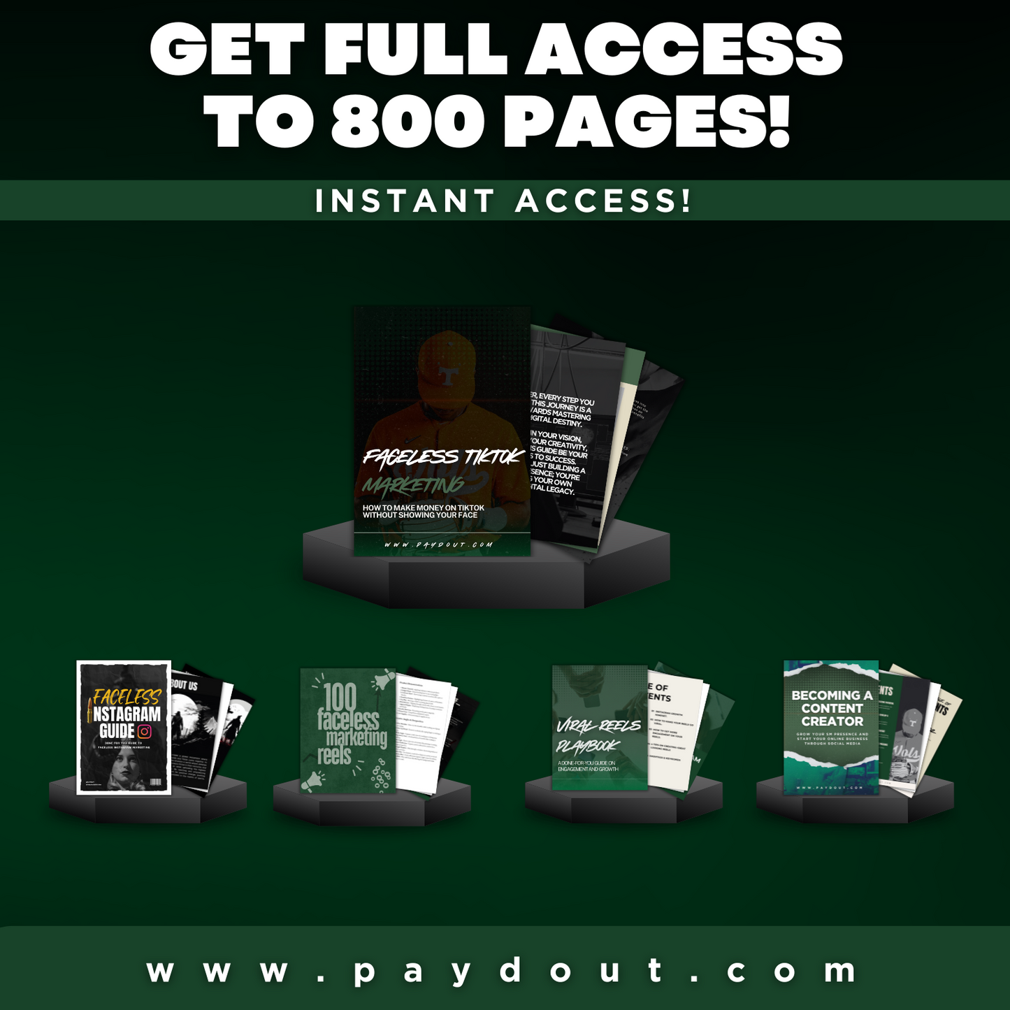The Ultimate Digital Business Bundle: Complete Social Media, Faceless Content, Marketing & Passive Income Guides