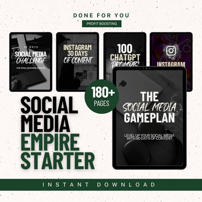 The Social Media Empire Starter