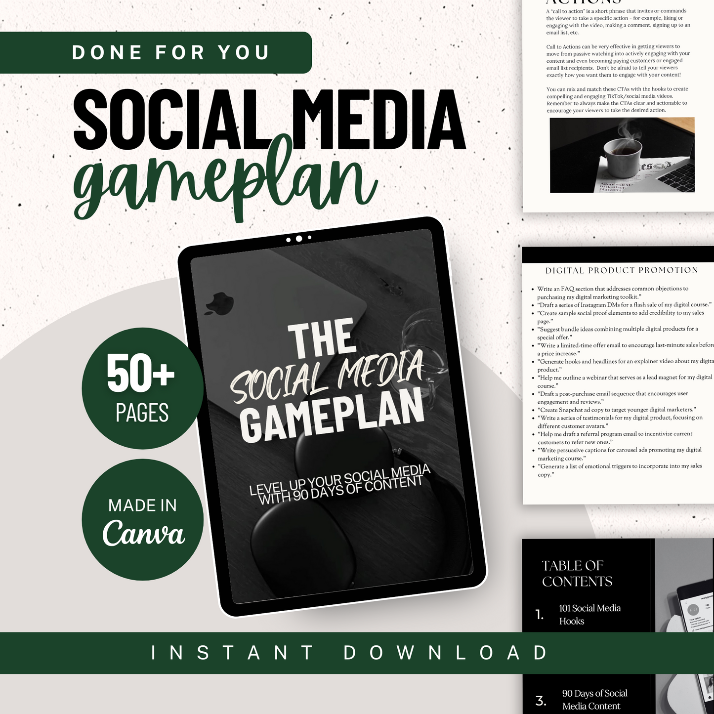 Social Media Gameplan
